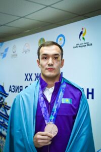 Бронзовый призёр Азиатских игр Нурканат Ажиканов прибыл в Актобе