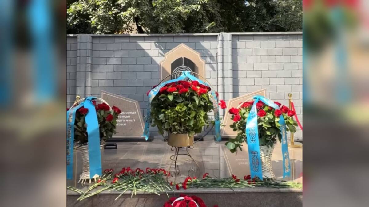 Памятник сотрудникам полиции, погибшим при исполнении служебного долга, открыли в Алматы