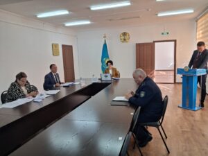Заседание постоянной комиссии маслихата района Жаңасемей