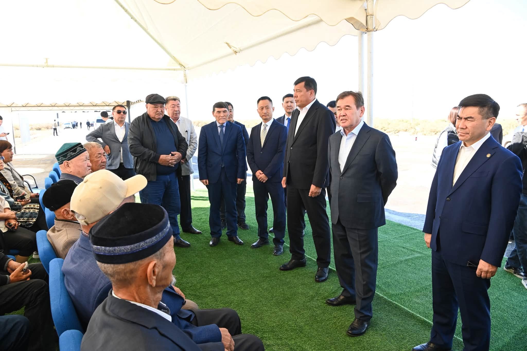 Аймақ басшысы Бәйгеқұм және Еңбекші ауылдарының тұрғындарымен кездесті