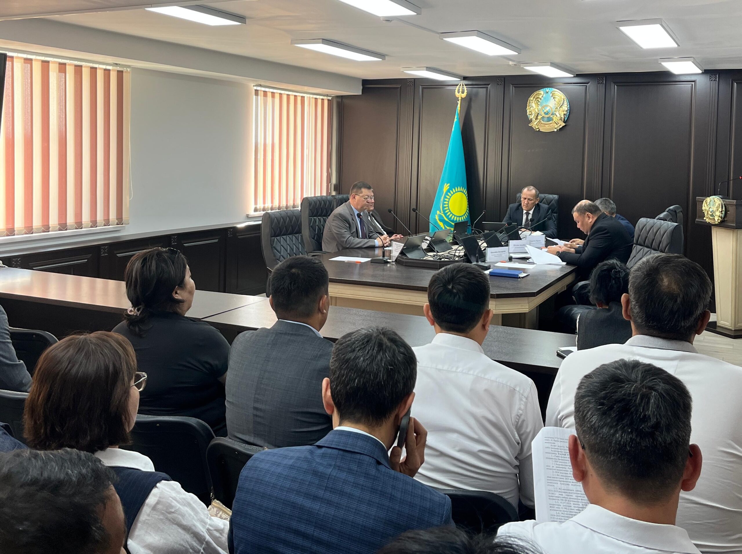 24 сентября 2026 года проведена встреча с представителями объектов аудита, проведенных в І полугодии 2026 года Ревизионной комиссии по Жамбылской области