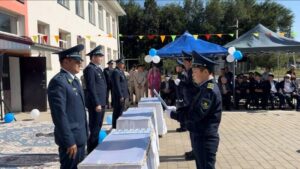 Первый полицейский класс "Жас сақшы" открылся в Коксуском районе