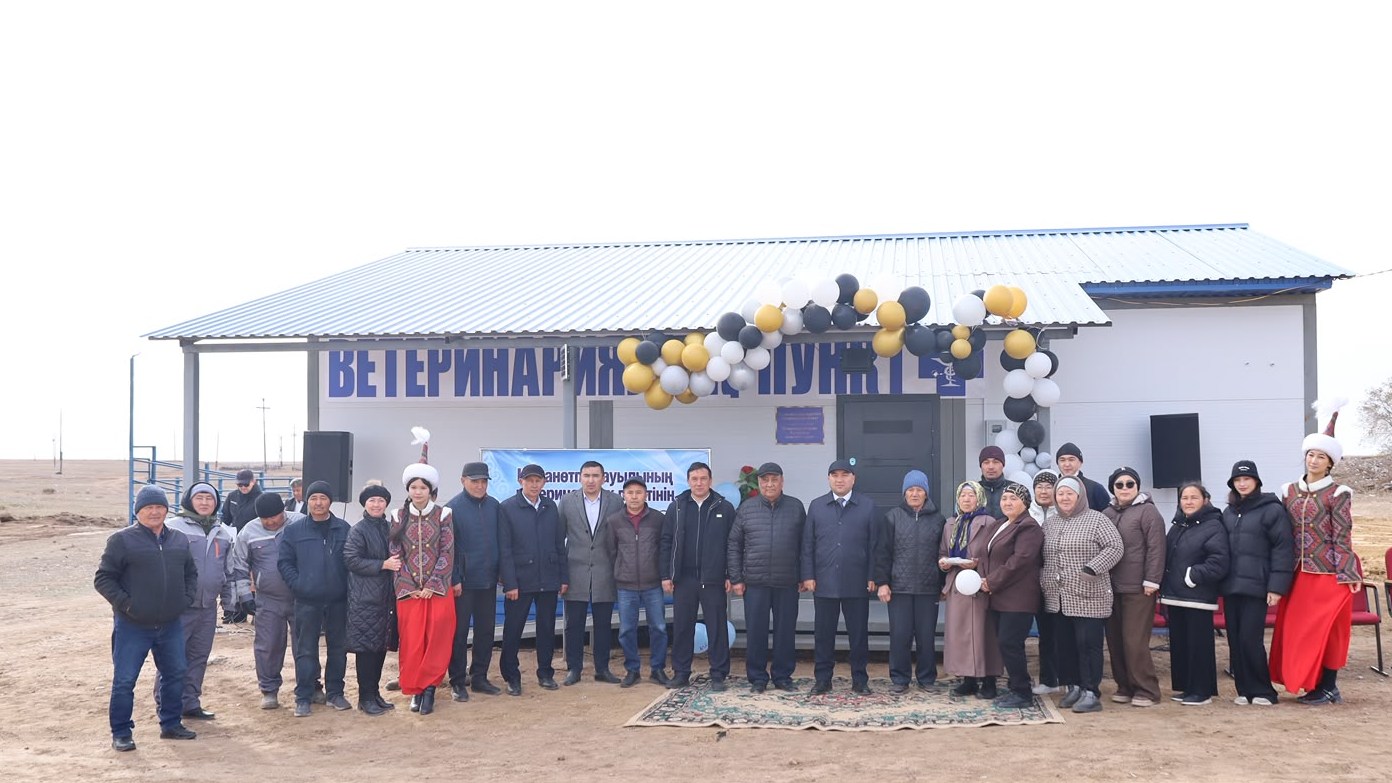 В селе Куланотпес Нуринского района открылся ветеринарный пункт