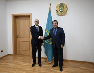 Заместитель министра иностранных дел Казахстана принял Посла Египта