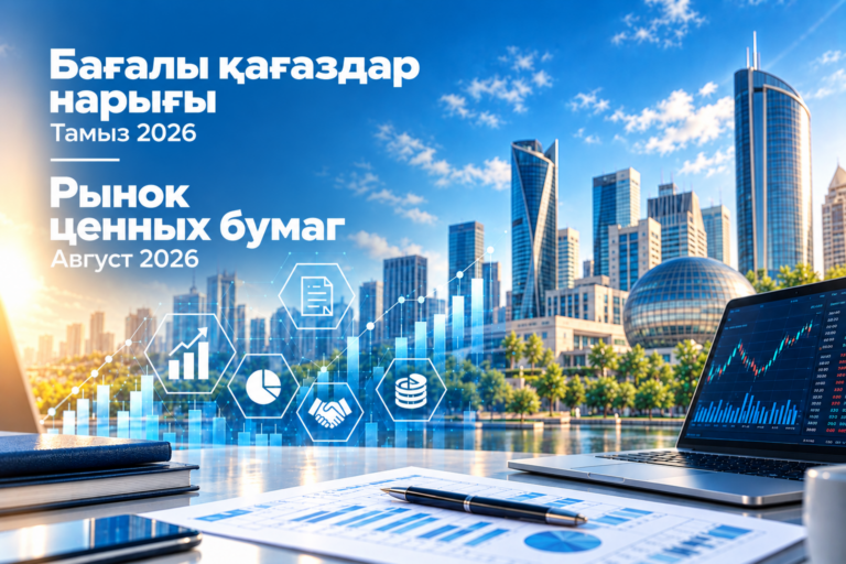 О состоянии рынка ценных бумаг Казахстана  на 1 сентября 2026 года