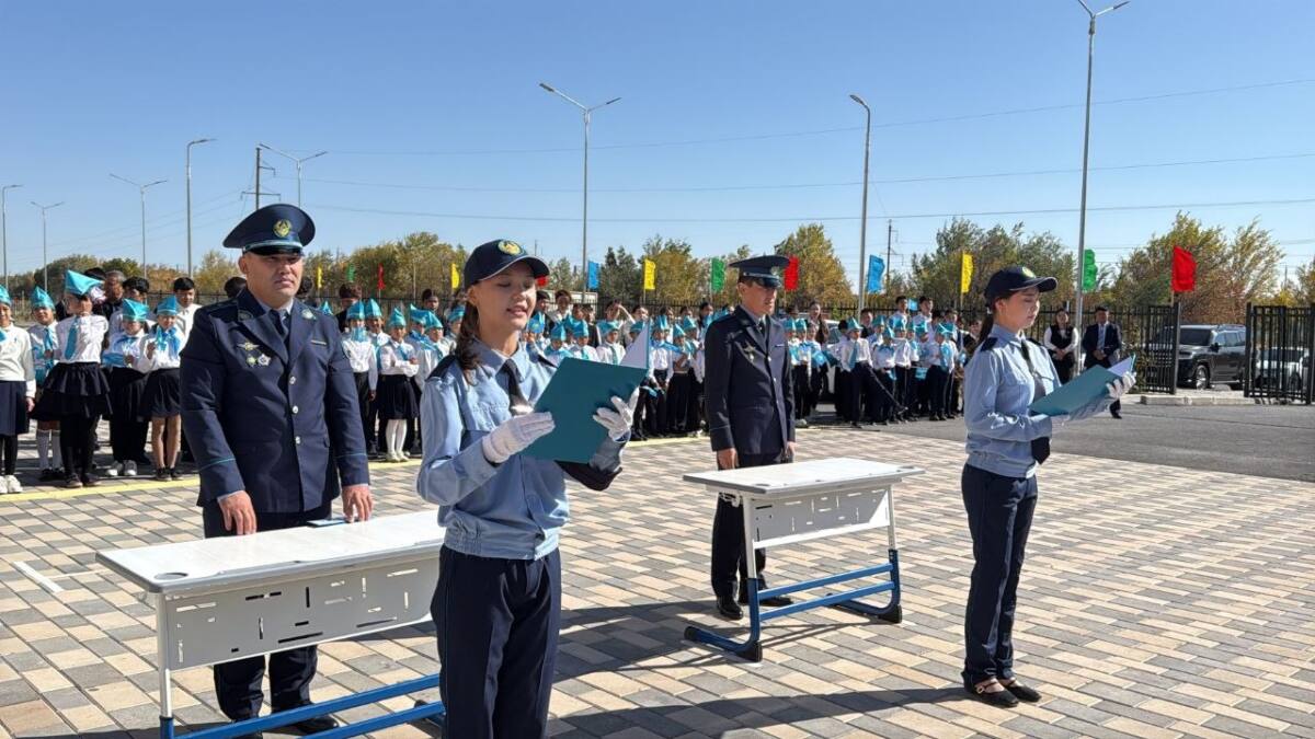 22-й полицейский класс "Жас сақшы" открылся в Туркестанской области