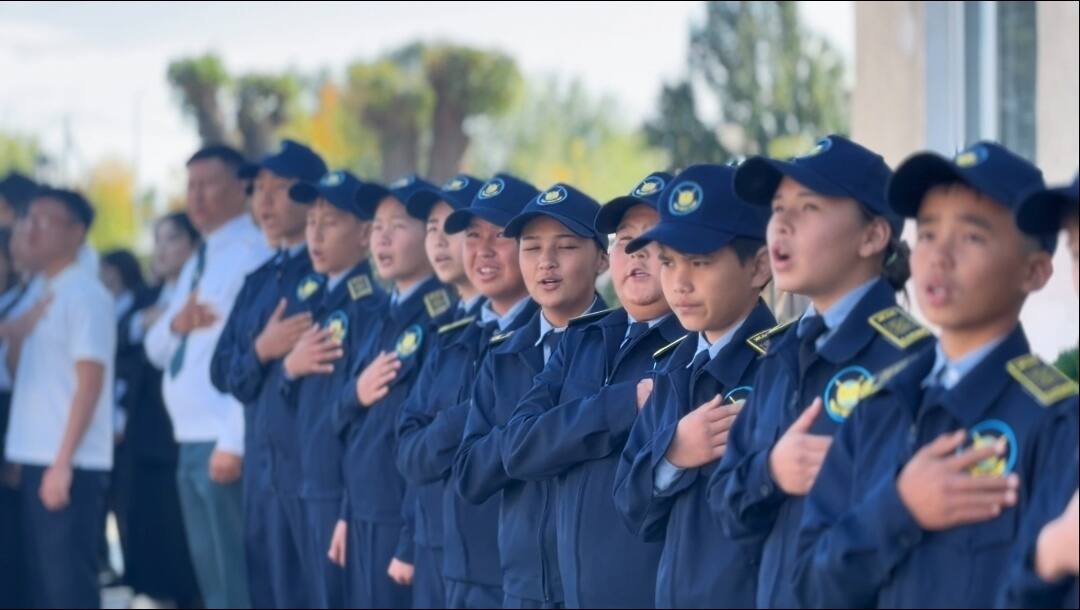Первый полицейский класс "Жас сақшы" открылся в Каратальском районе