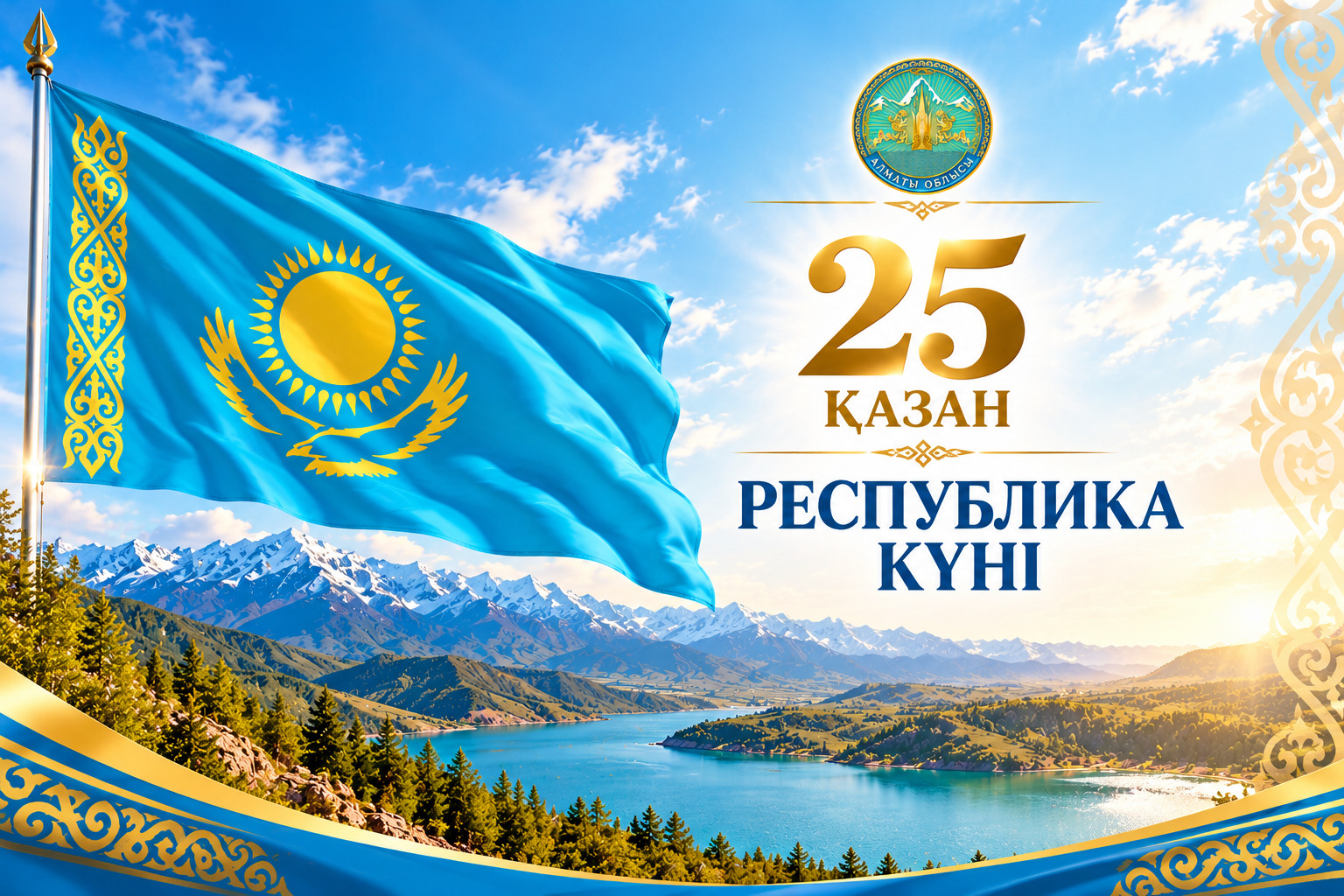 В Алматинской области ко Дню Республики пройдет более 200 мероприятий