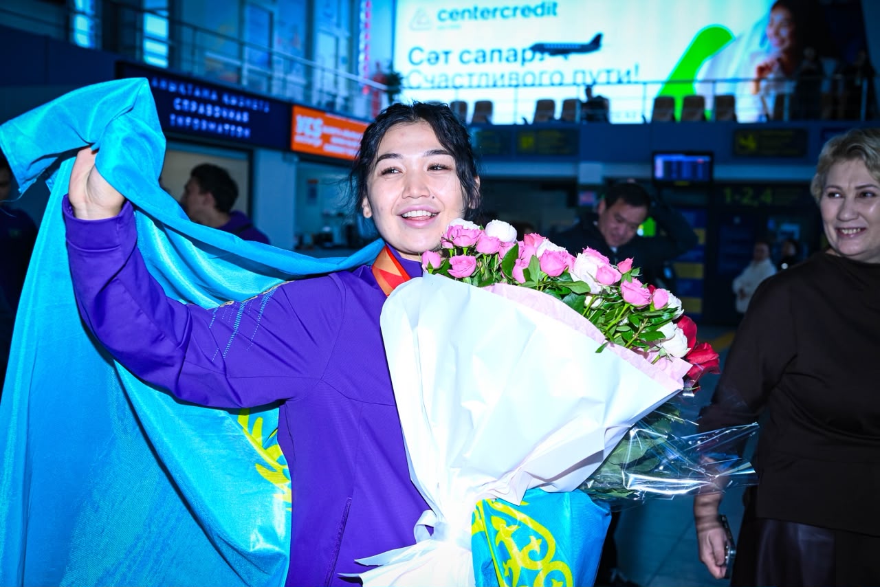 Бронзовый призёр Азиатских параигр Аяла Мереке прибыла в Актобе!
