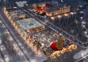 Новый ледовый каток Triathlon Ice Park обустраивают в столичном районе Алматы
