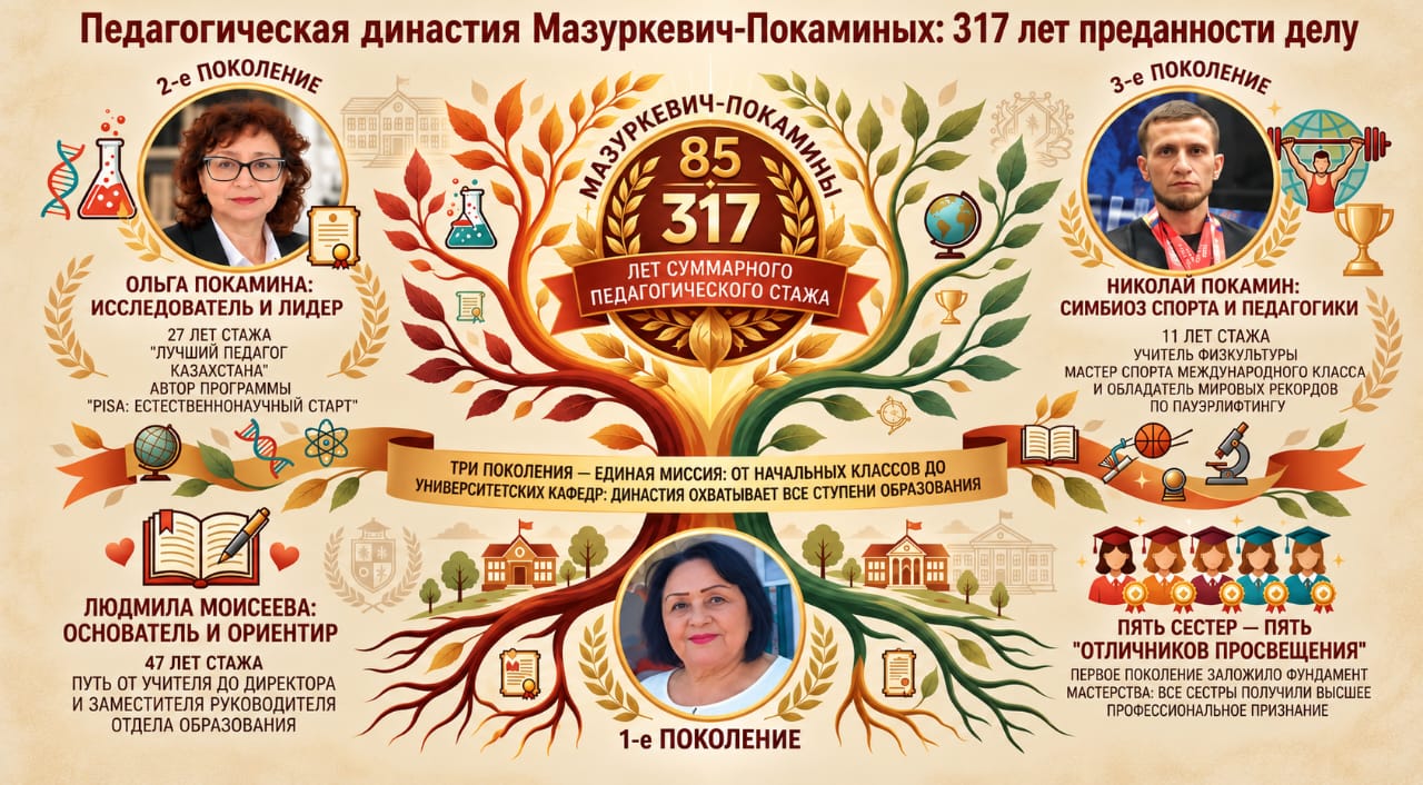 Династия, которой гордится Сандыктау!