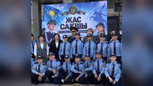16-й полицейский класс “Жас сақшы” открыли в Алматы