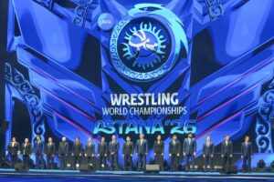 В Астане состоялось открытие чемпионата мира по видам борьбы
