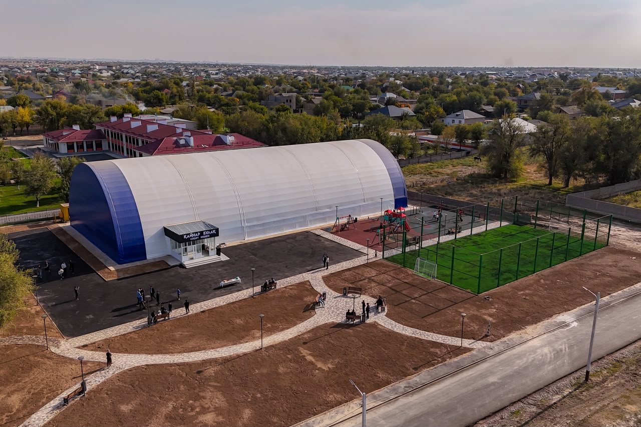 ДВА НОВЫХ МОДУЛЬНЫХ СПОРТИВНЫХ ЗАЛА ОТКРЫЛИ В ШЫМКЕНТЕ
