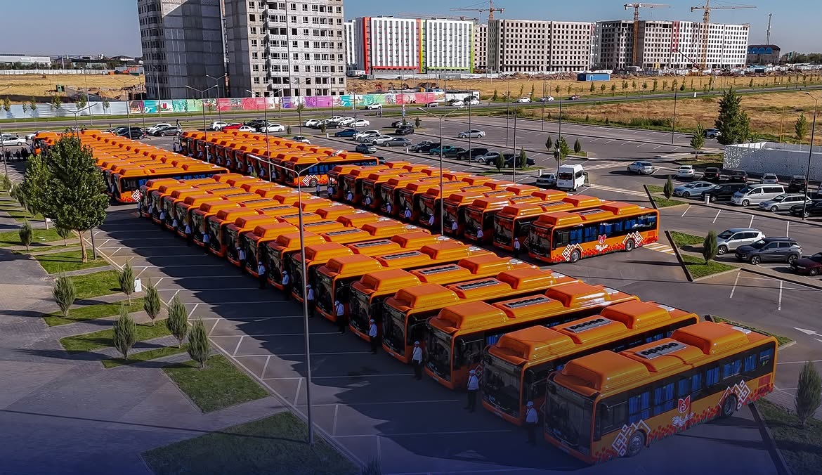 ДО КОНЦА ГОДА В ШЫМКЕНТЕ ОБНОВЯТ 192 АВТОБУСА