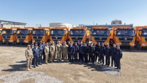 Глава МЧС ознакомился с восстановлением РГП «Селденқорғау Құрылыс»