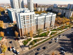 Новый сквер открыли в столичном районе Байконыр ко Дню Республики