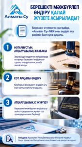 В «Алматы Су» призвали горожан не допускать задолженности за воду и канализацию