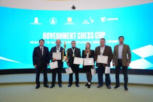 Сотрудники МКИ РК заняли первое место на турнире Government Chess Cup 2026